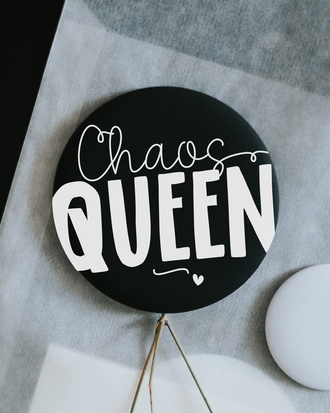 Magnet Chaos Queen – Kühlschrankmagnet mit charmantem Spruch als Geschenk