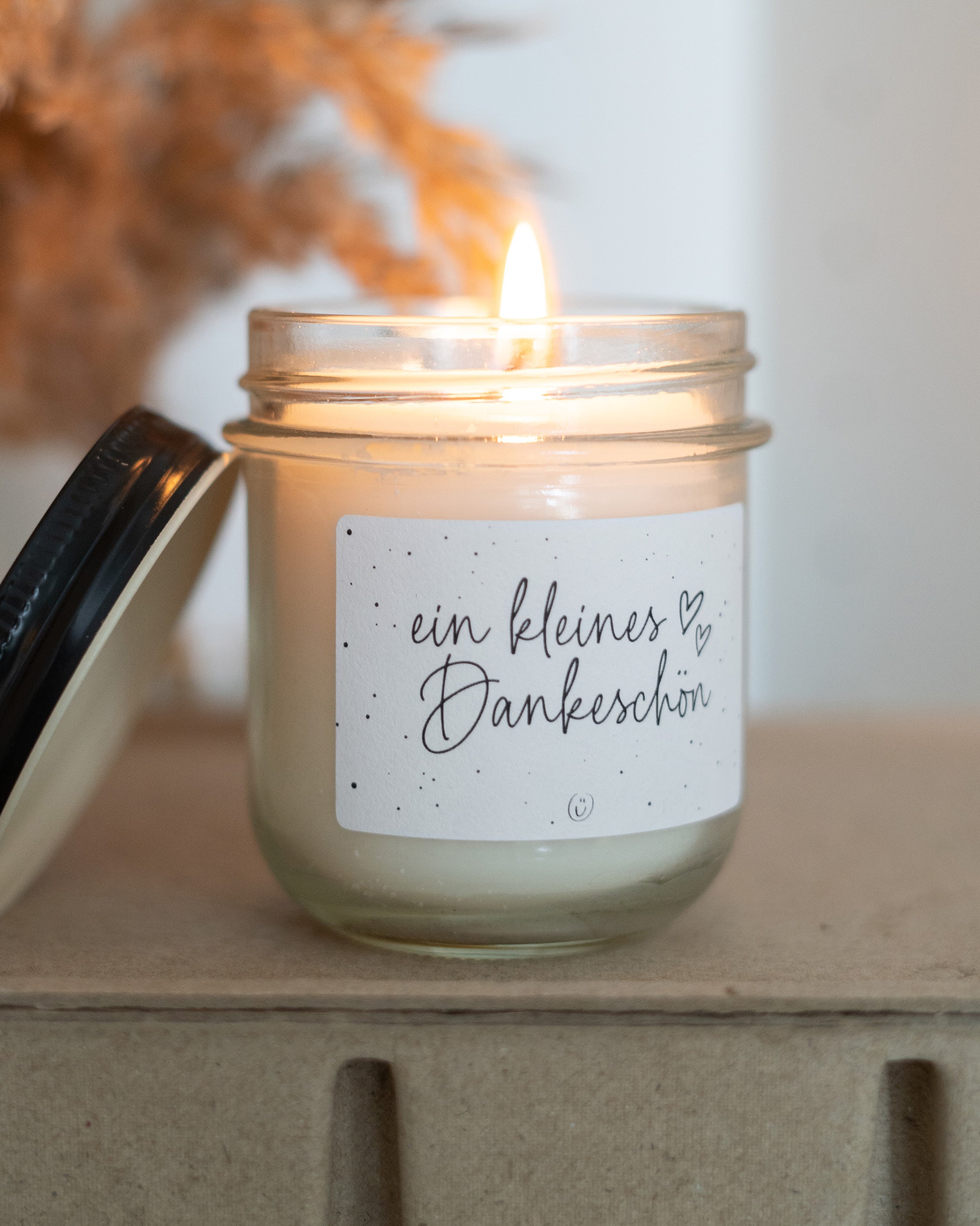Kerze im Glas – Geschenk mit Bedeutung: ein kleines Dankeschön – Verena von Heldenglück
