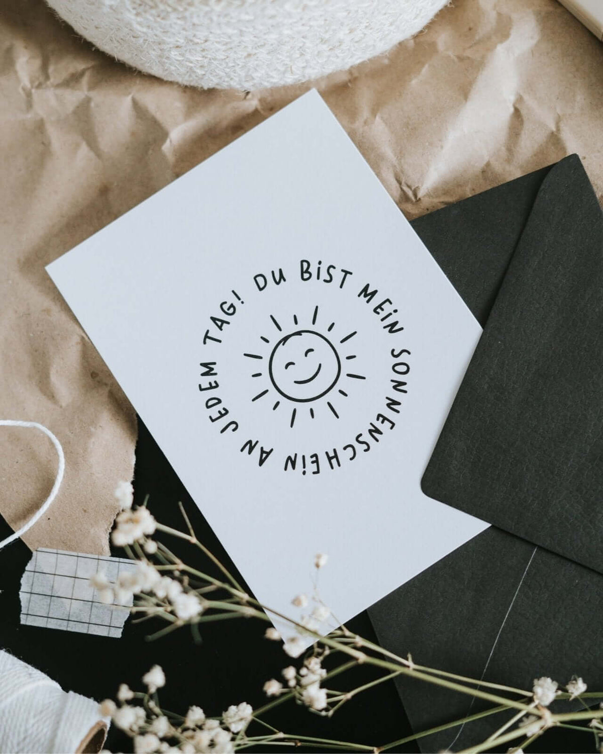 Geschenke mit Herz – Postkarte „Du bist mein Sonnenschein“ verschenken