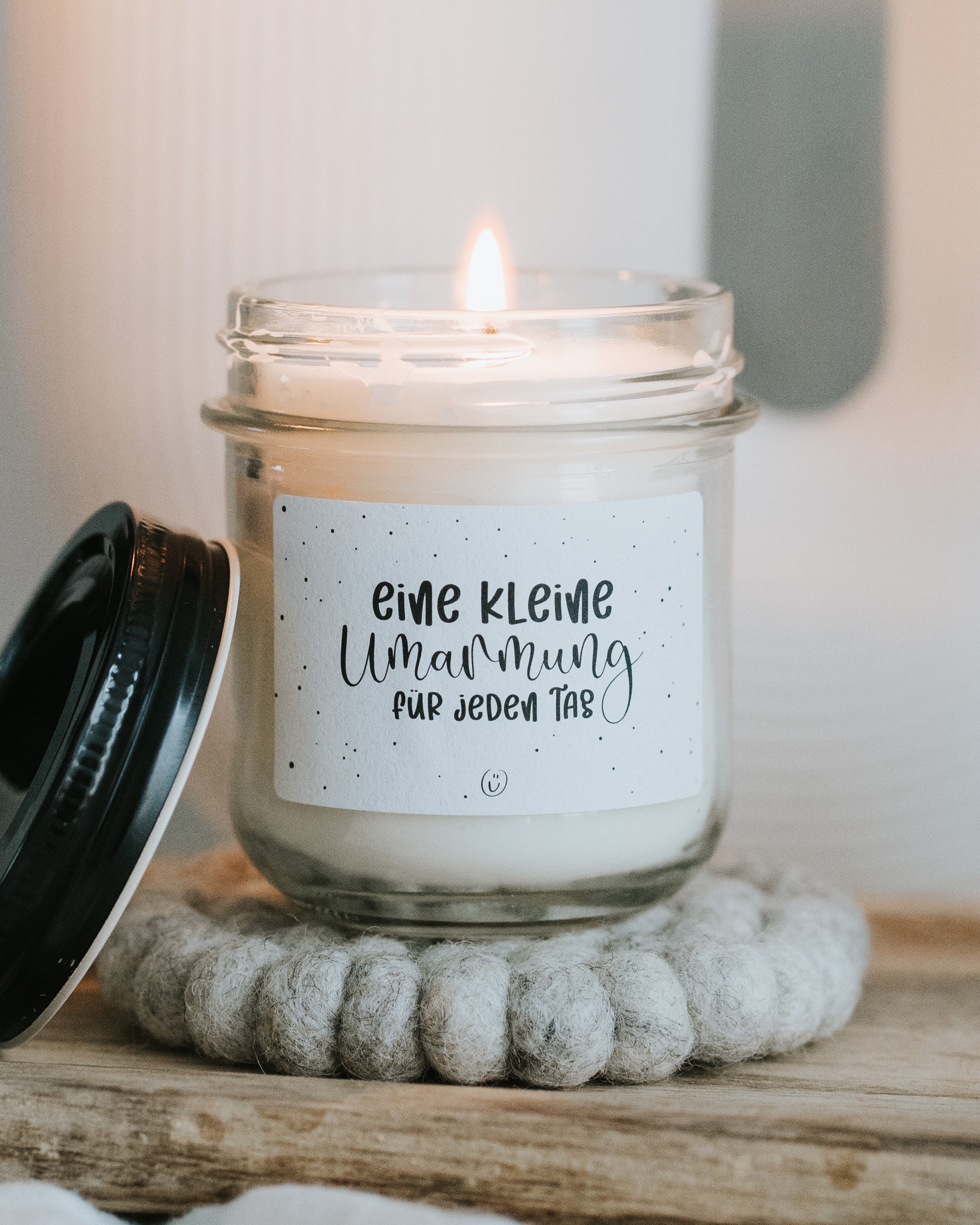 Kerze „Kleine Umarmung“ – kleines Geschenk für die beste Freundin