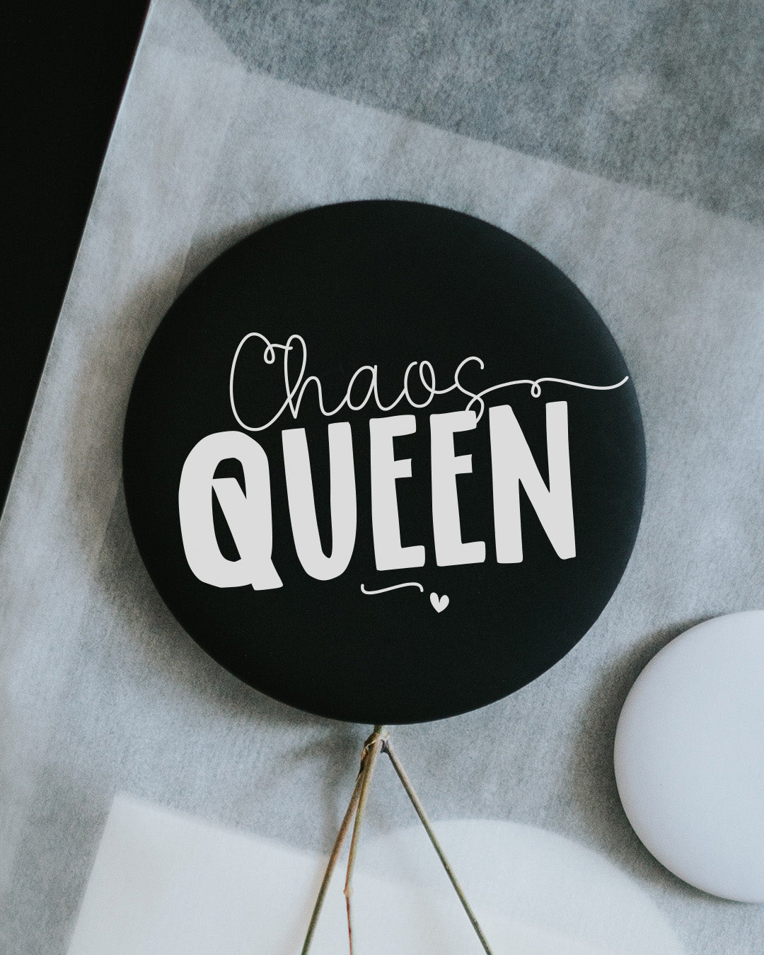 Magnet Chaos Queen – Kühlschrankmagnet mit charmantem Spruch als Geschenk