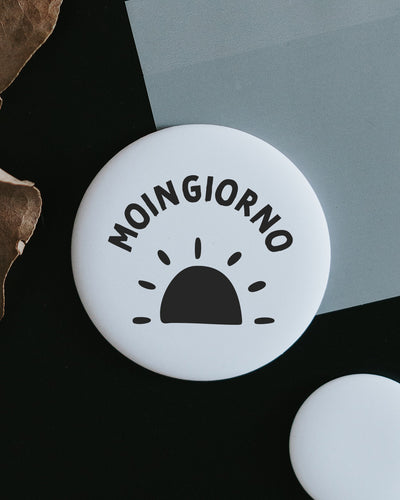 Magnet Moingiorno – Kühlschrankmagnet mit fröhlichem Morgenspruch als Geschenk