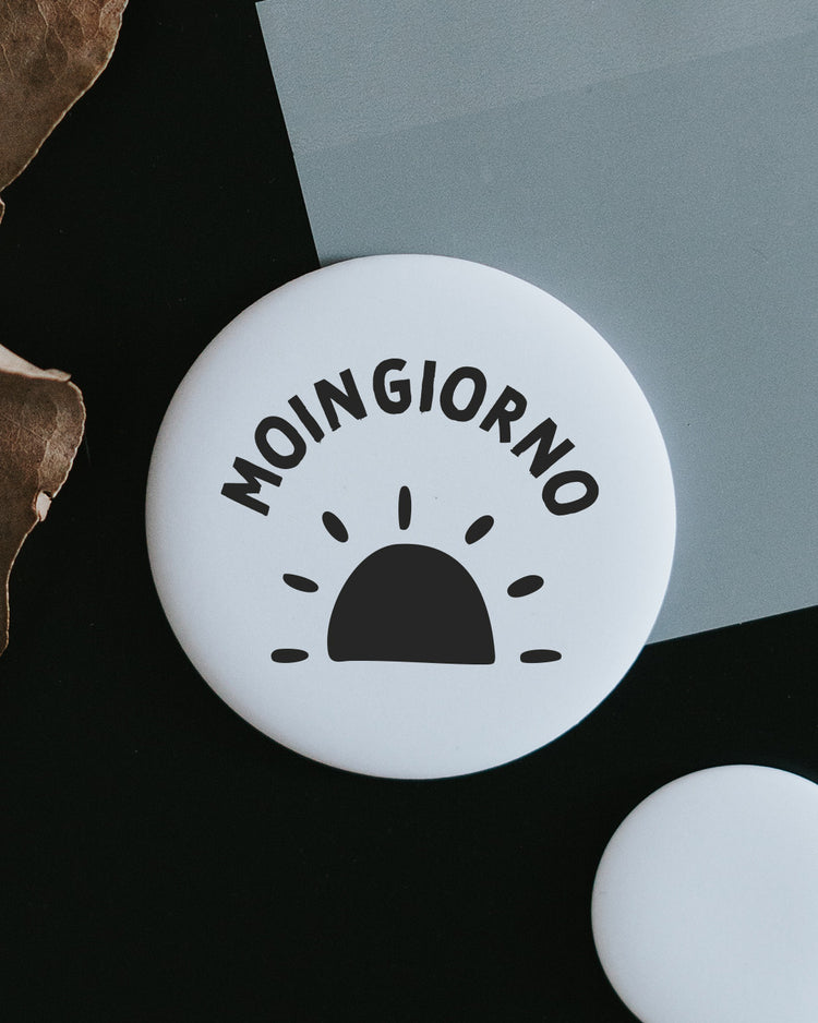 Magnet Moingiorno – Kühlschrankmagnet mit fröhlichem Morgenspruch als Geschenk