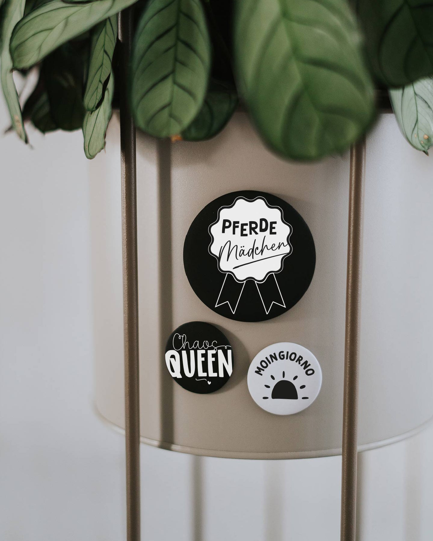 Magnet Chaos Queen – Kühlschrankmagnet mit charmantem Spruch als Geschenk