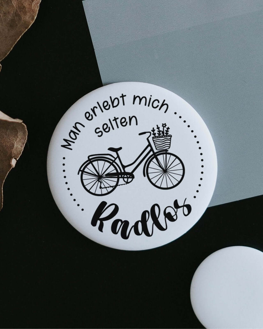 mountainbike spruch Magnet Man erlebt mich selten radlos – Geschenk für Radfans