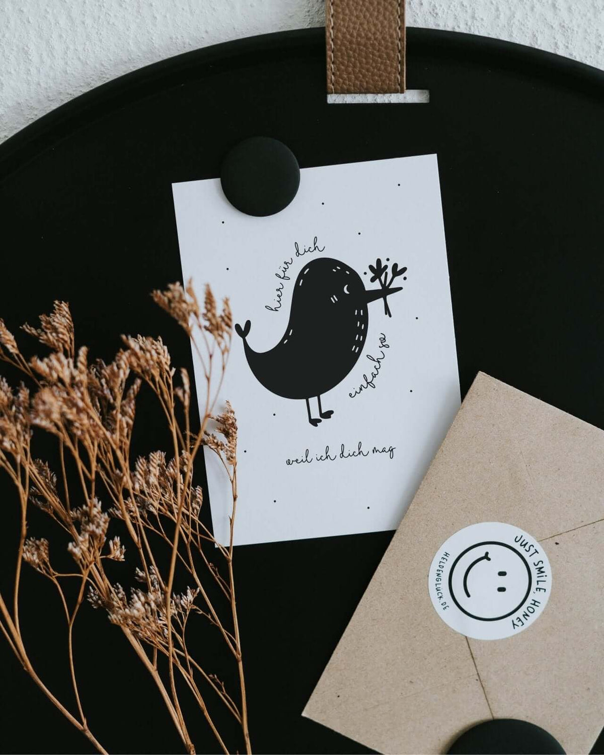 Geschenke für Herzensmenschen – Postkarte „Einfach so“ als Geste