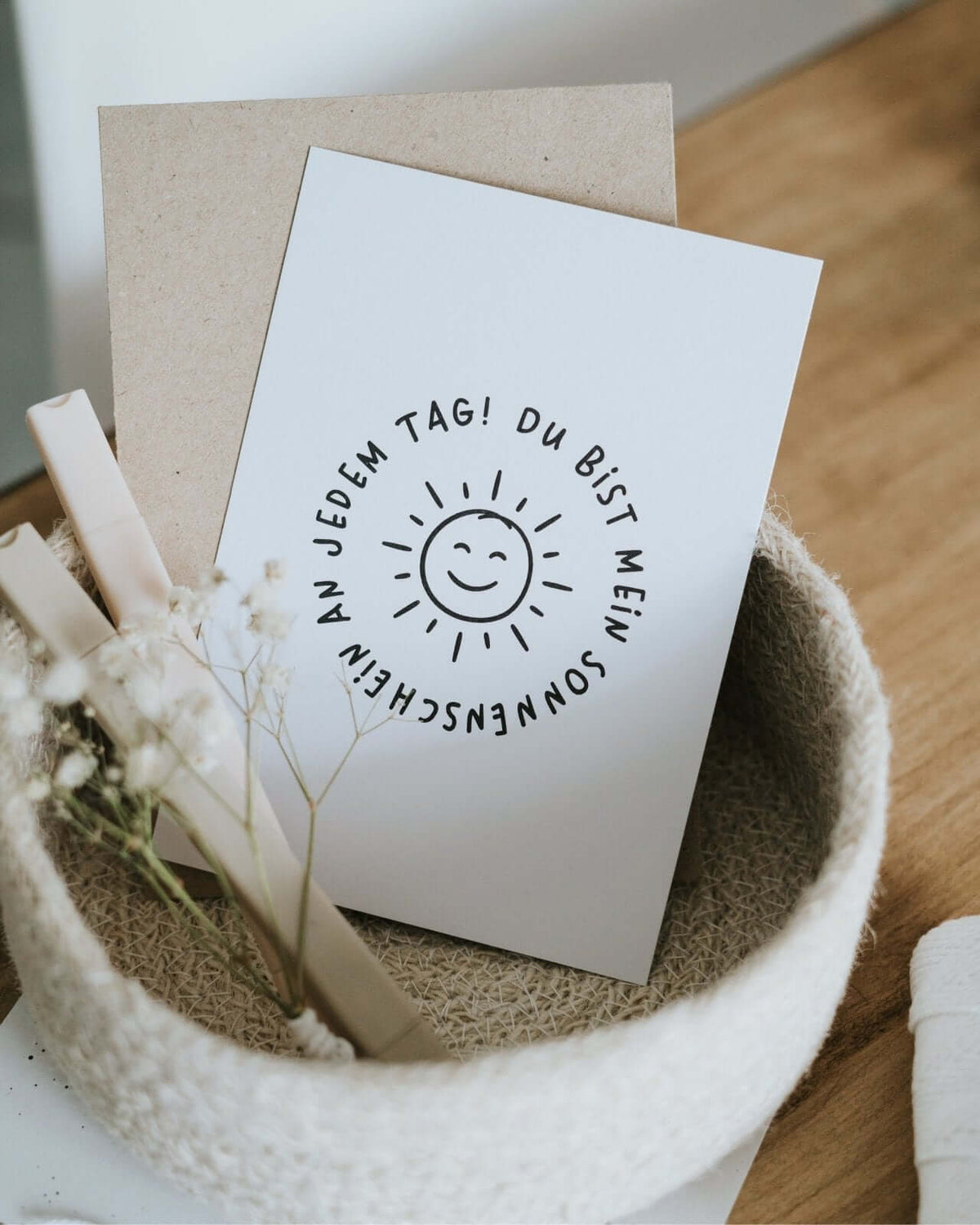 Geschenke mit Herz – Postkarte „Du bist mein Sonnenschein“ verschenken