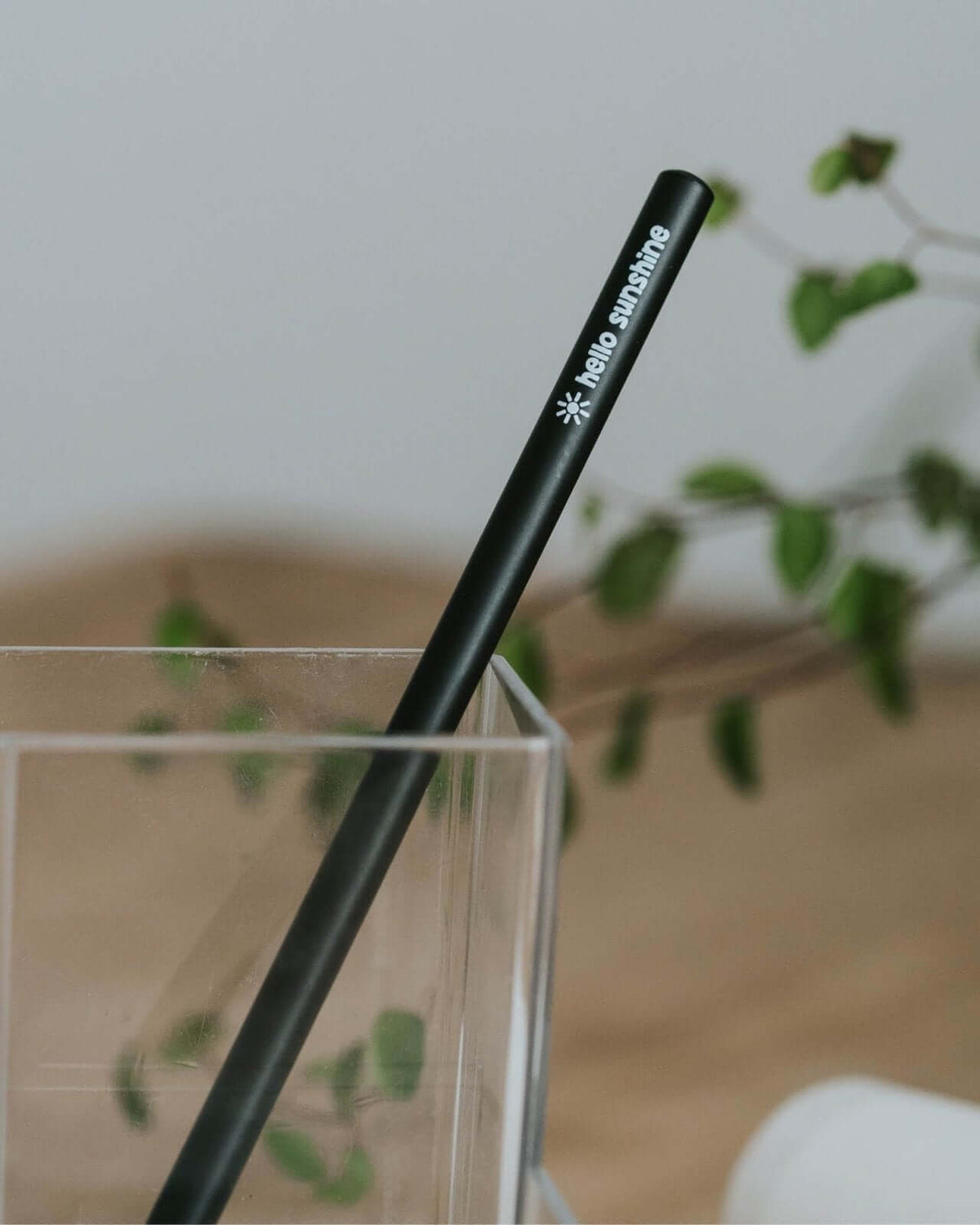 Bleistift mit Spruch oder Motiv Du kannst alles in schwarz weiss
