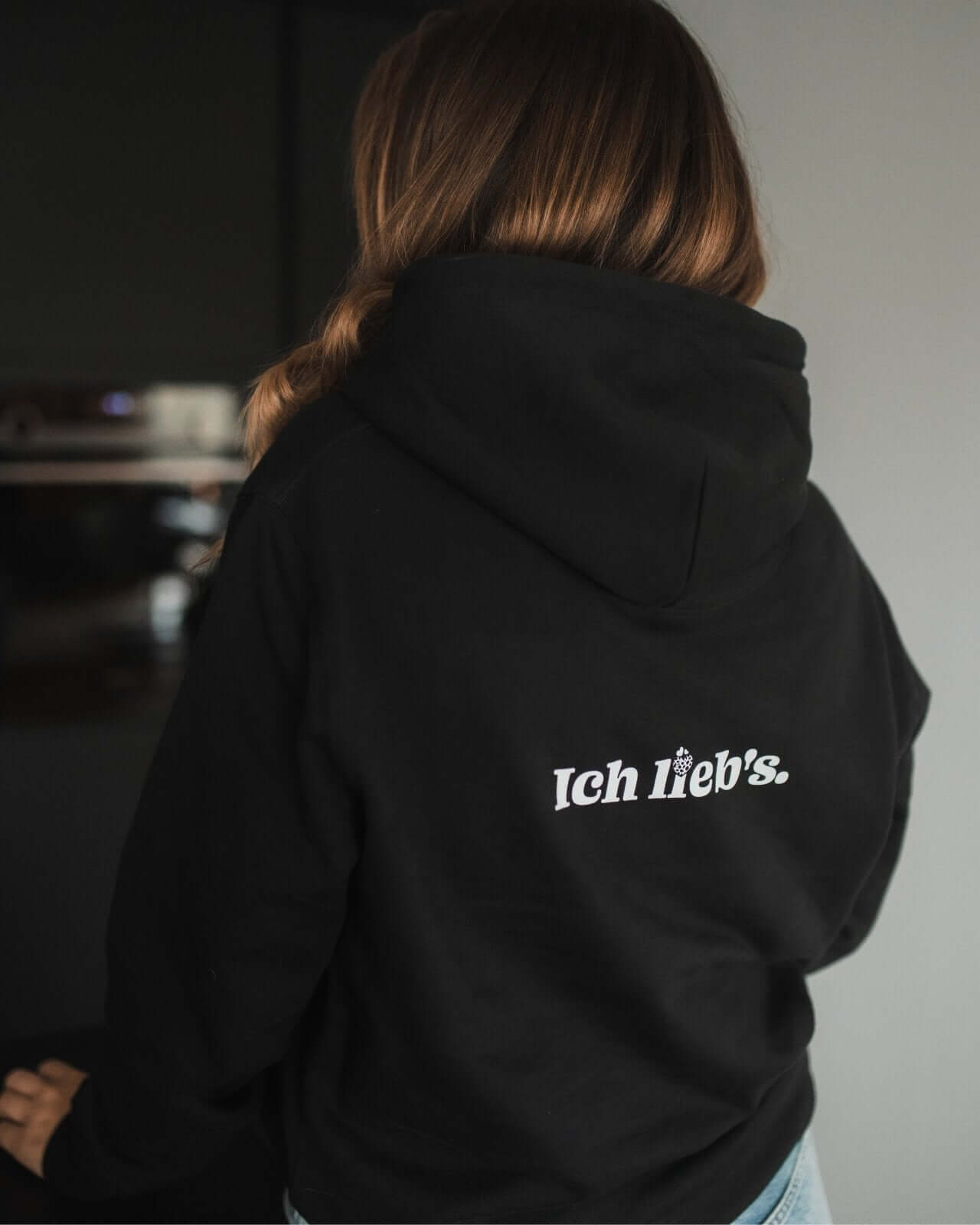 Pullover & Hoodie mit Spruch oder Motiv Ich lieb's in schwarz weiss