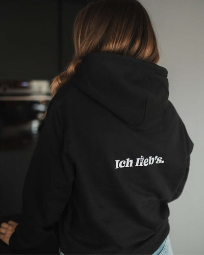 Pullover & Hoodie mit Spruch oder Motiv Ich lieb's in schwarz weiss