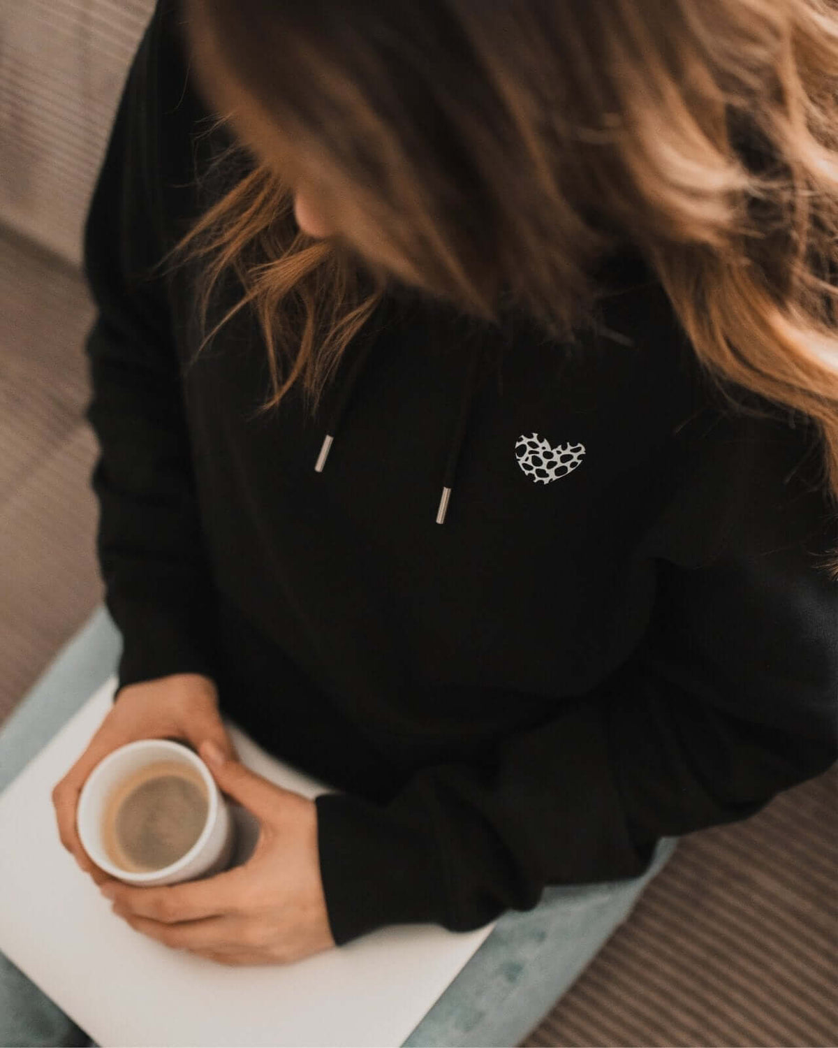 Pullover & Hoodie mit Spruch oder Motiv Ich lieb's in schwarz weiss