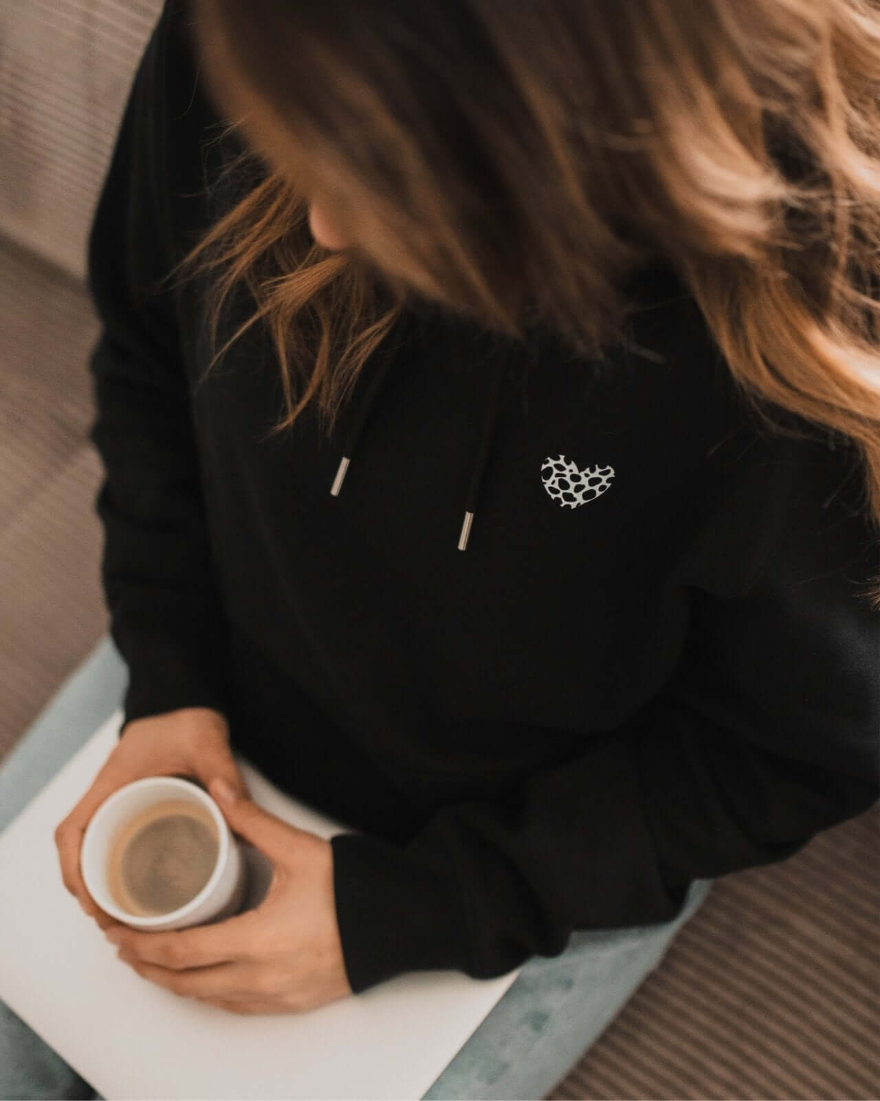 Pullover & Hoodie mit Spruch oder Motiv Ich lieb's in schwarz weiss
