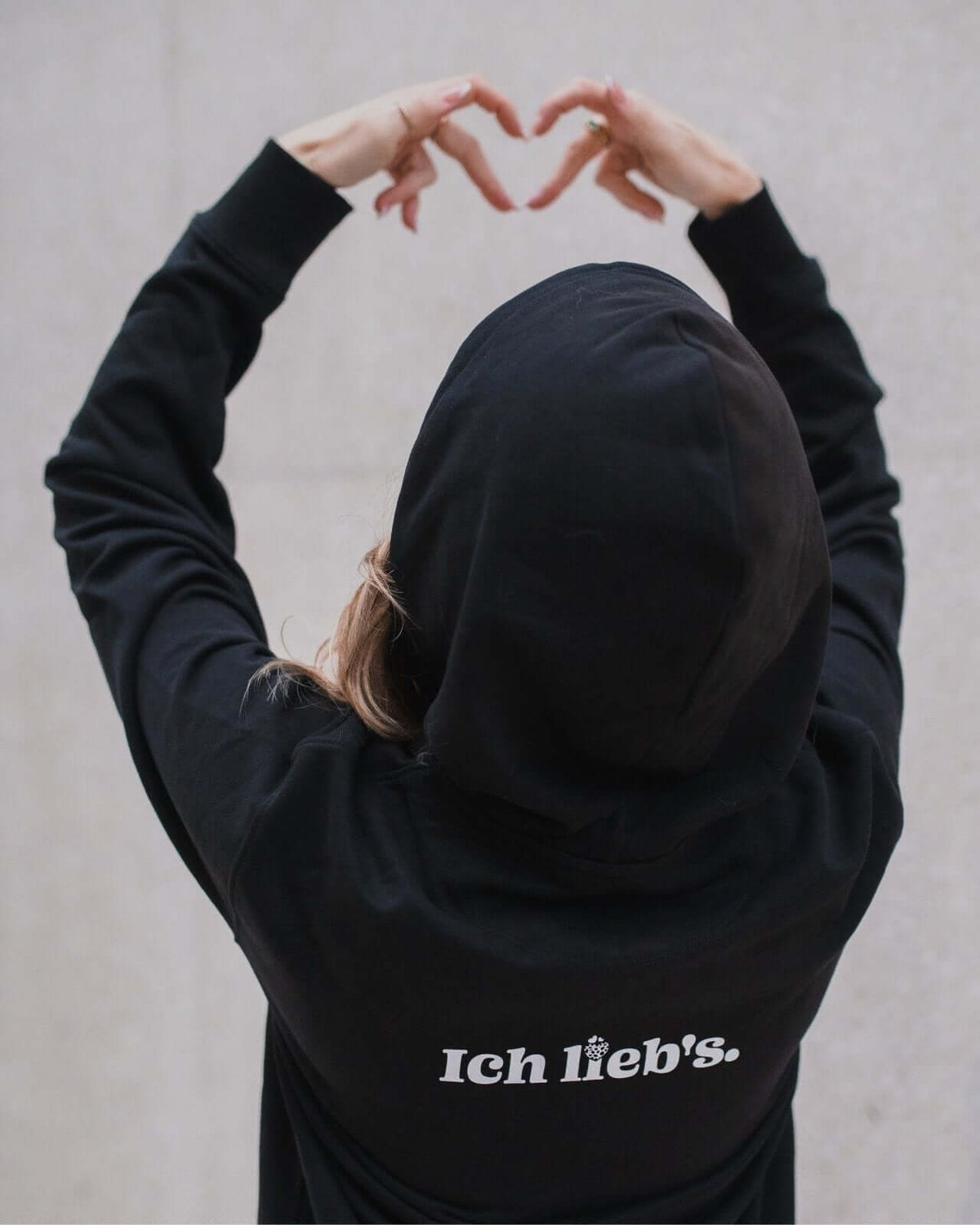 Pullover & Hoodie mit Spruch oder Motiv Ich lieb's in schwarz weiss