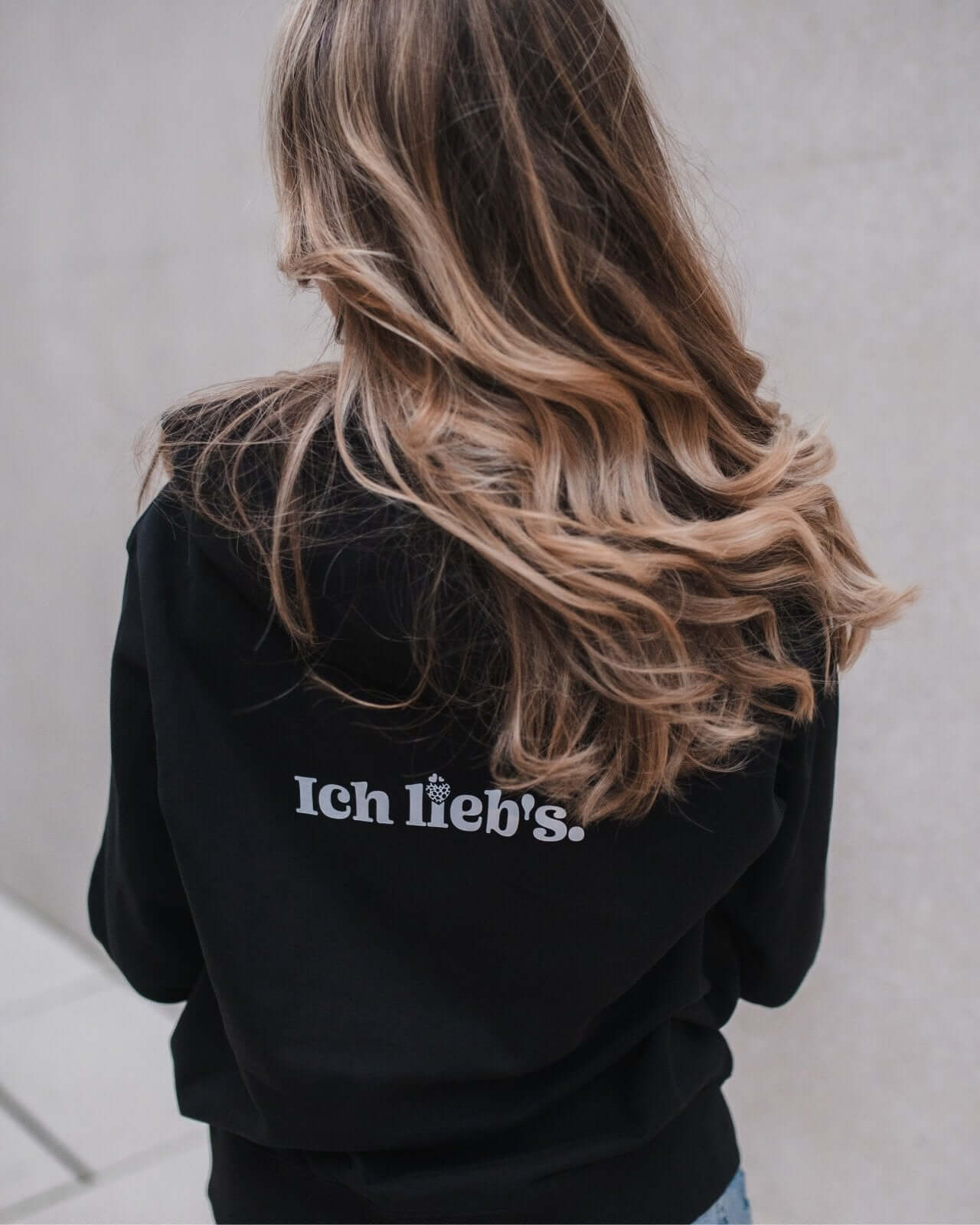 Pullover & Hoodie mit Spruch oder Motiv Ich lieb's in schwarz weiss