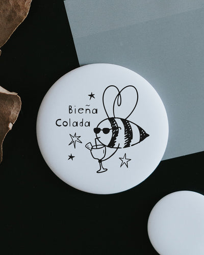 Magnet Biena Colada – großer Kühlschrankmagnet mit sommerlichem Spruch als Geschenk