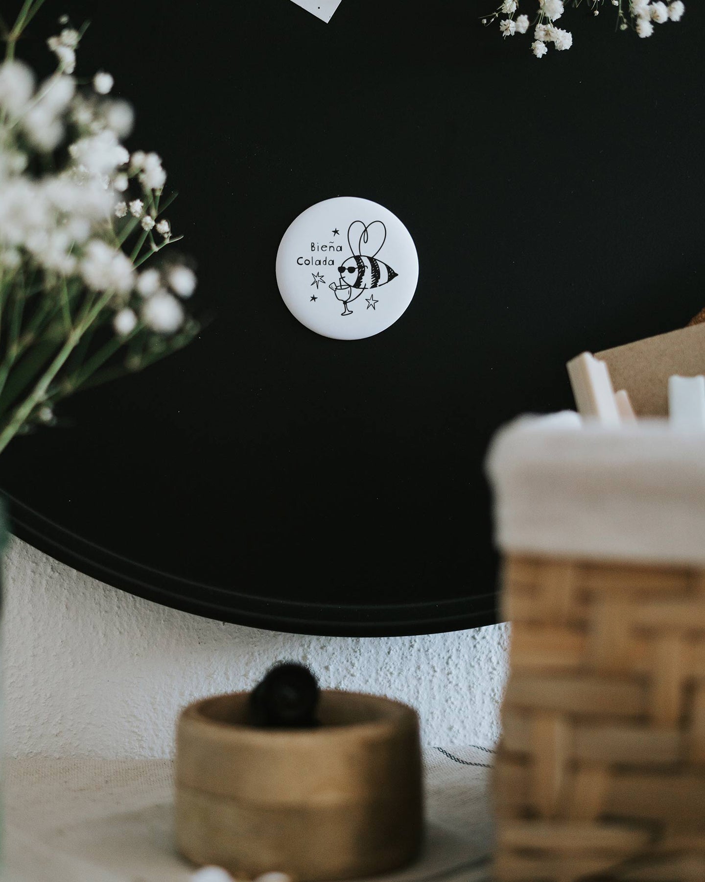 Magnet Biena Colada – großer Kühlschrankmagnet mit sommerlichem Spruch als Geschenk