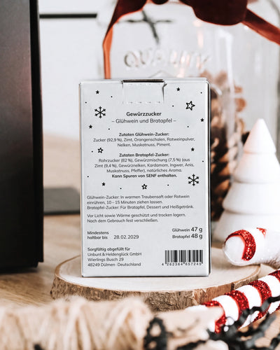 Heldenglück Gewürzzucker Bratapfel und Glühwein Weihnachtsgeschenk Wichteln Verschenken