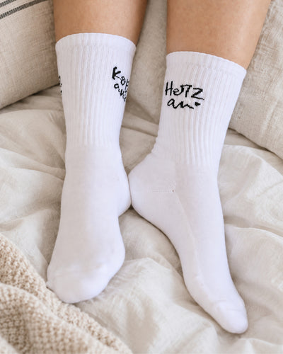 Kopf aus, Herz an · Socken