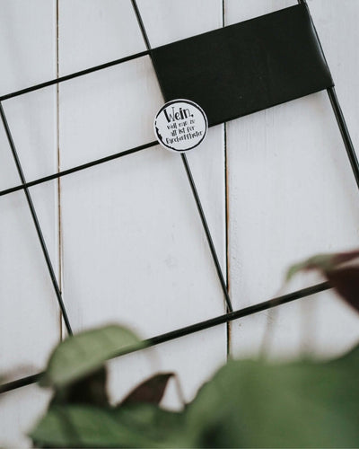 Magnete mit Spruch oder Motiv Bärchenpflaster · klein in schwarz weiss