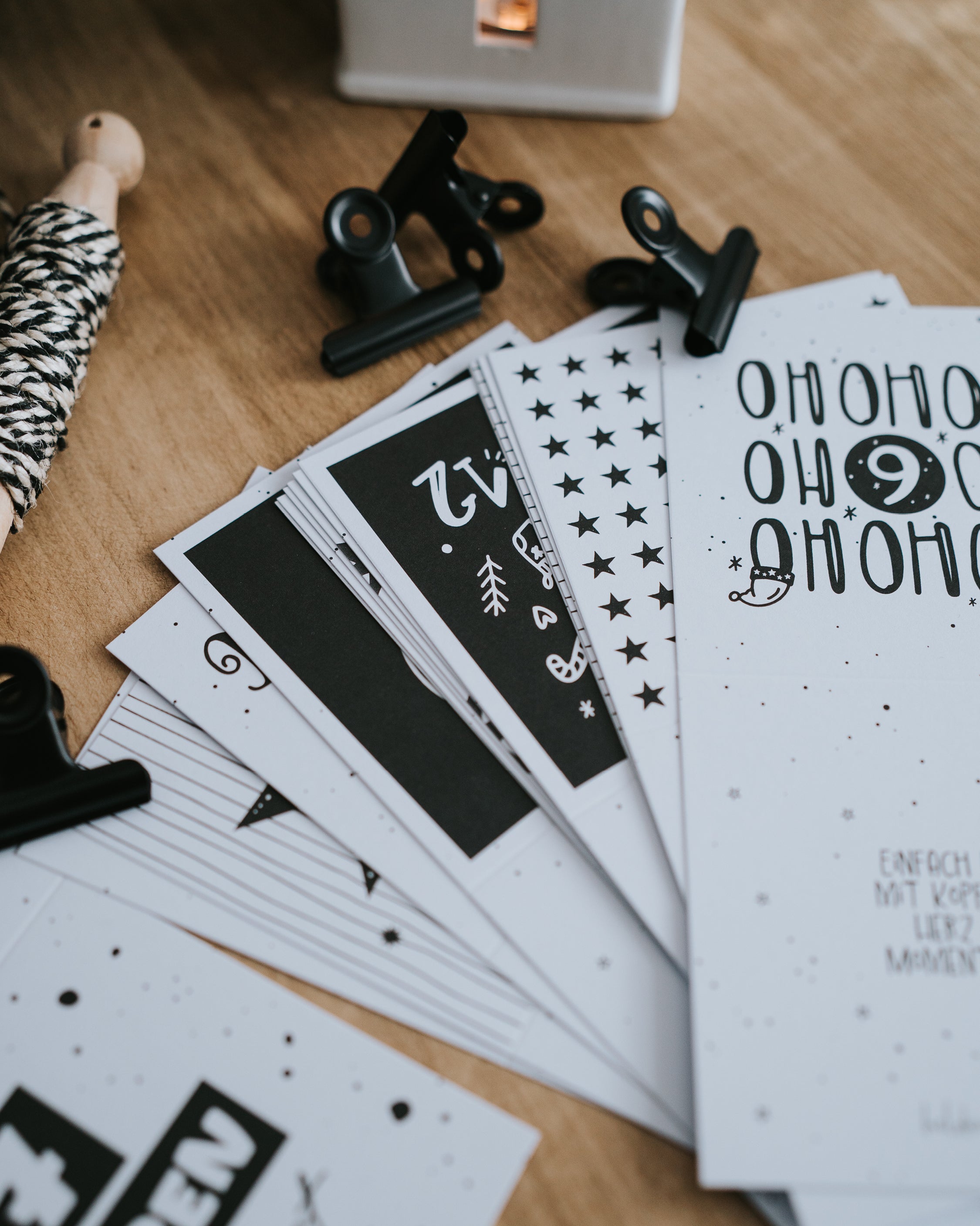 Individueller Kalender zum Selbstbefüllen – ideal für persönliche Geschenke im Dezember.