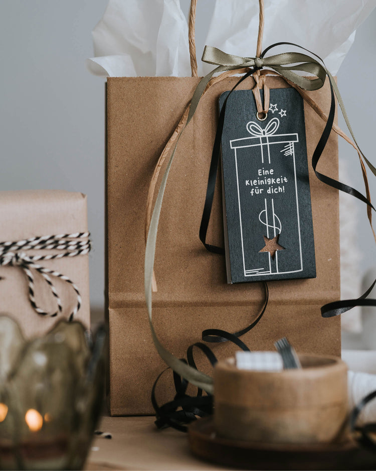 Geschenkanhänger für Mitbringsel und kleine Kleinigkeiten – sagt mehr als viele Worte