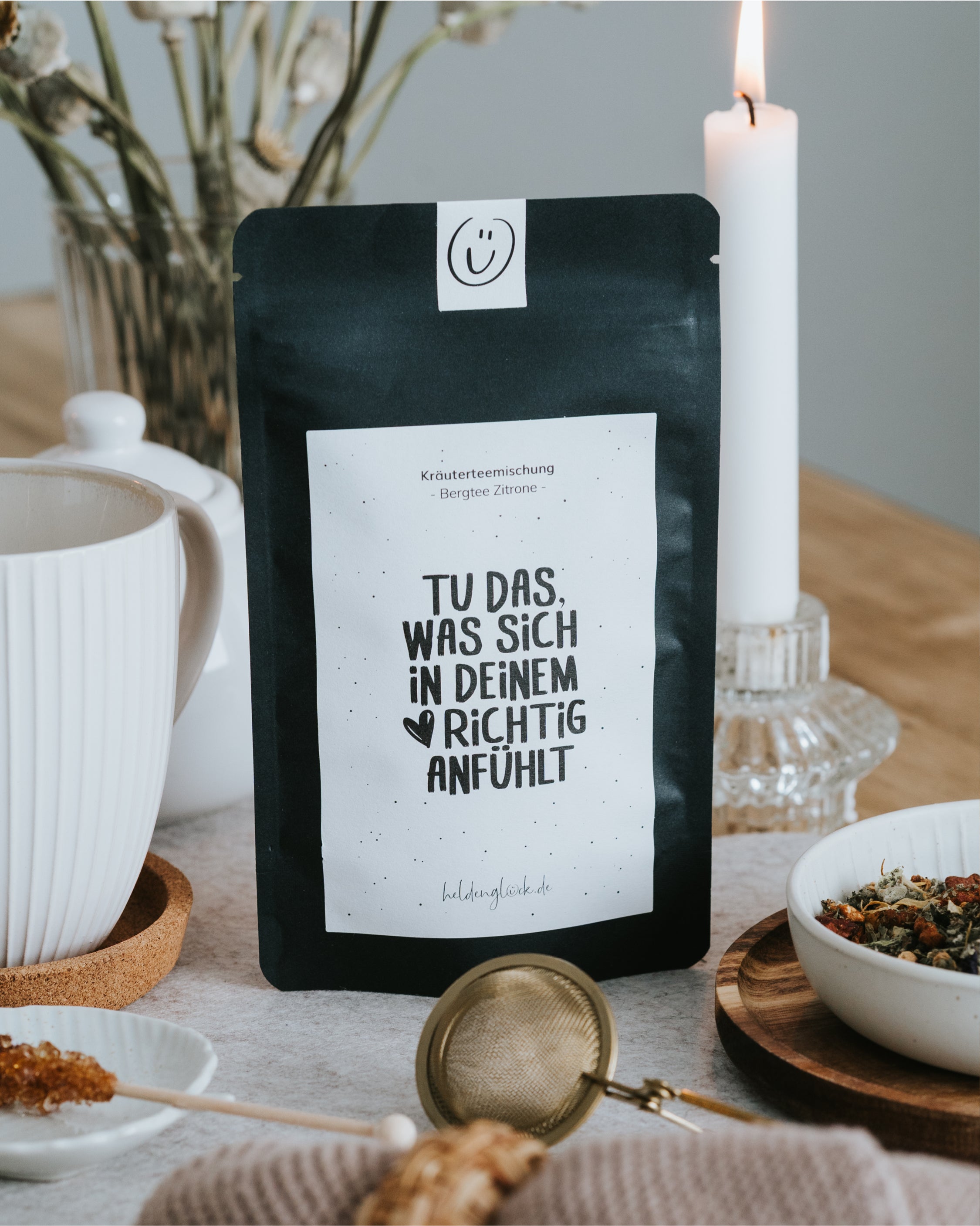 Kräutertee „Bergtee Zitrone“ – perfekte Geschenkidee für Achtsamkeit, Entspannung und innere Ruhe