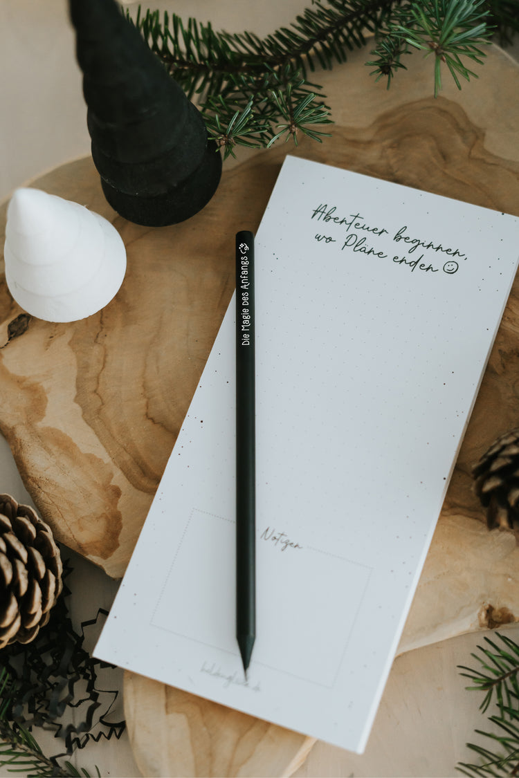 Heldenglück Bleistift mit inspirierendem Spruch – perfekte Geschenkidee für Neuanfänge und Mutmomente