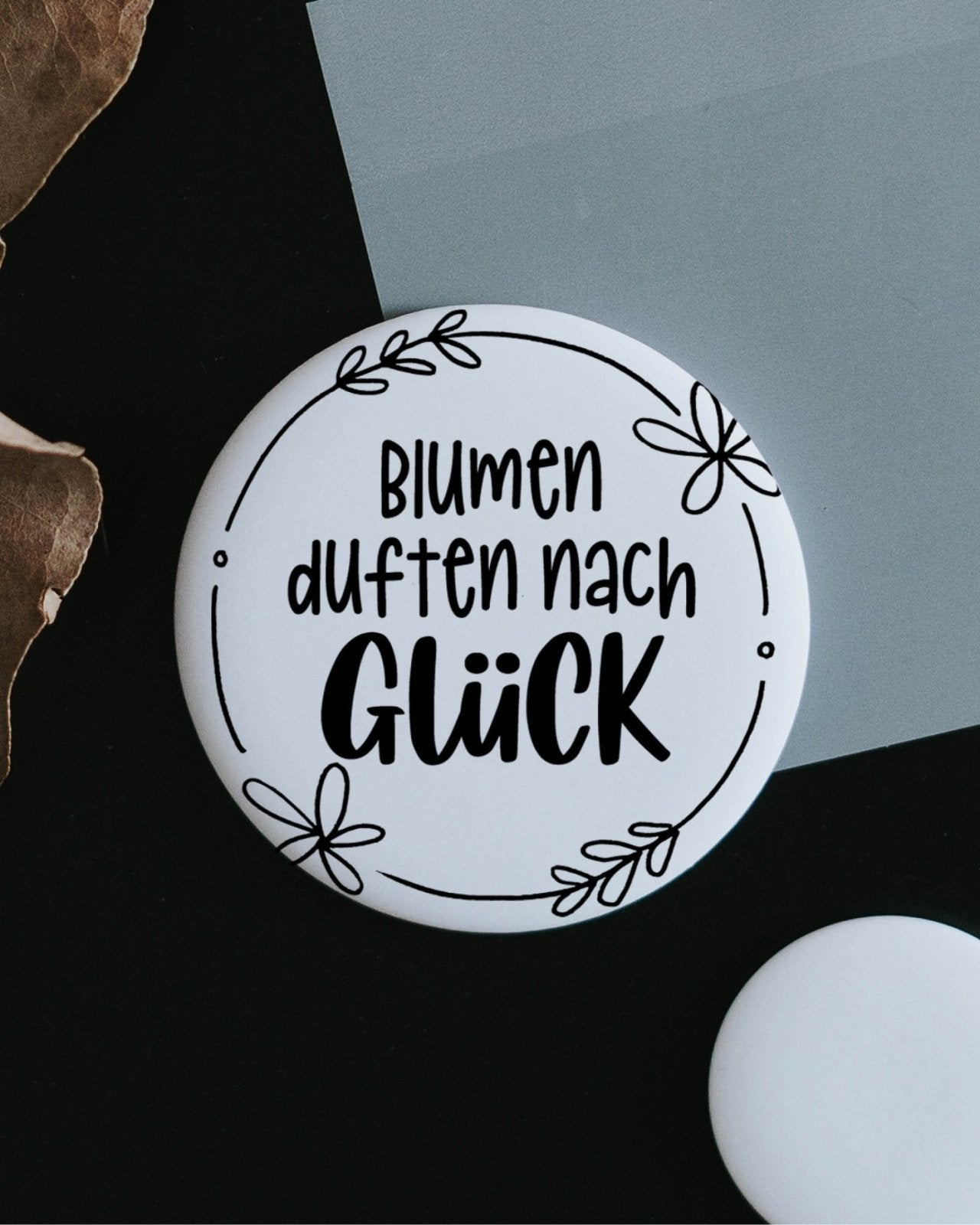 Blumen duften · groß Magnet Heldenglück   