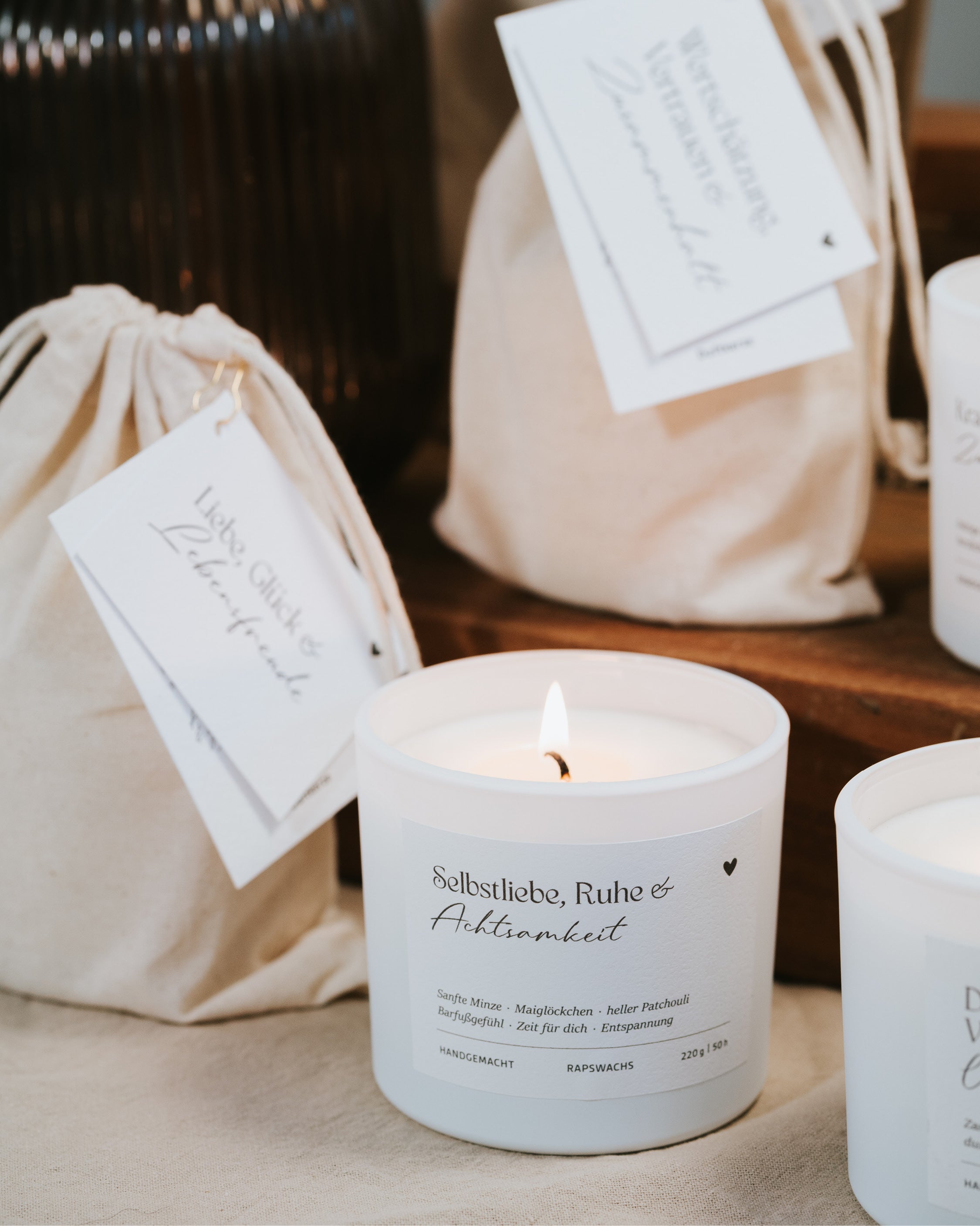Duftkerze „Achtsamkeit & Lichtmoment“ – für friedliche, wohltuende Stunden