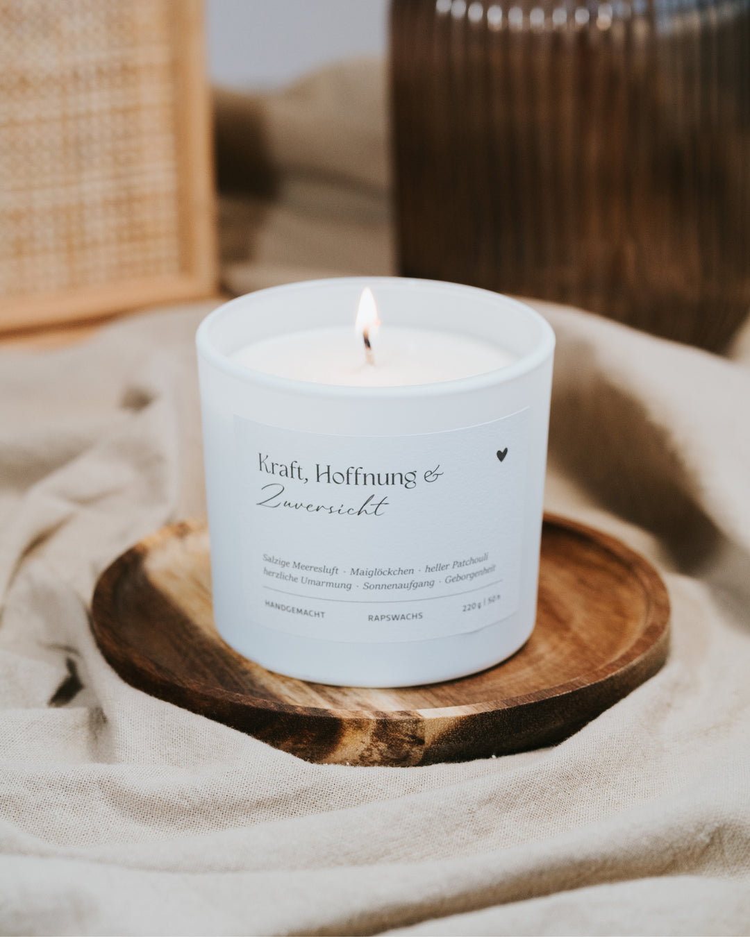 Heldenglück Duftkerze – schenkt Ruhe, Kraft und Hoffnung in schwierigen Momenten