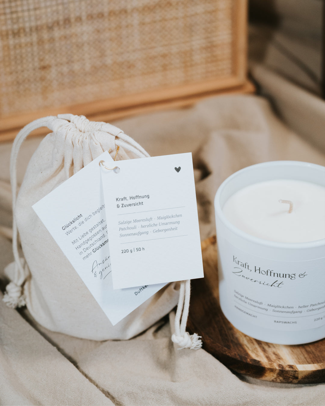 Duftkerze mit maritimer Frische – erinnert an Stärke, Vertrauen und Aufbruch