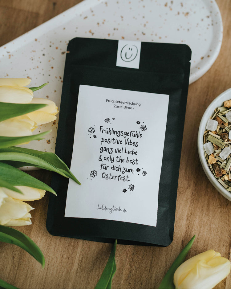 Früchtetee „Zarte Birne“ – sanfter Genuss für fröhliche Frühlingsmomente