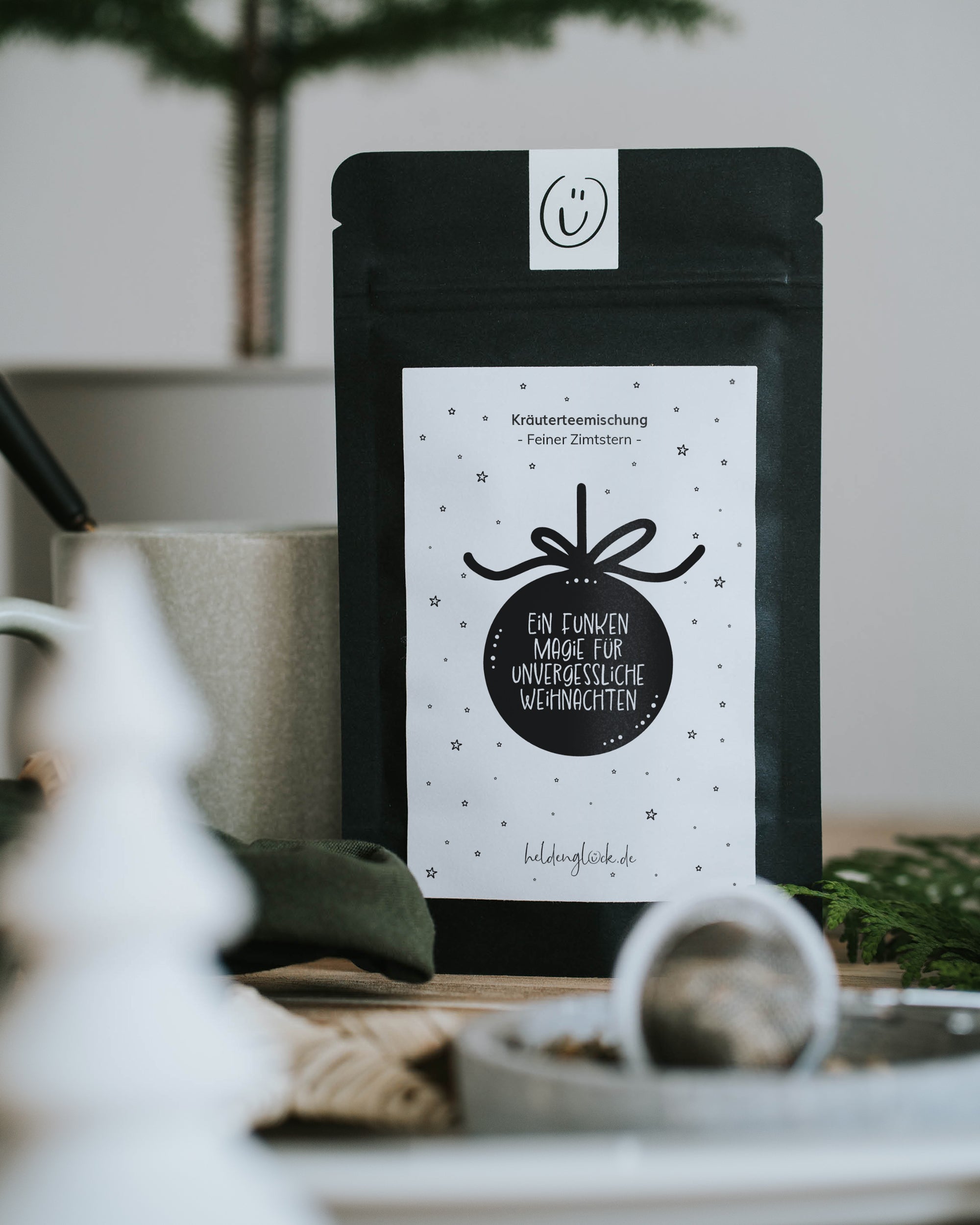 Geschenkidee mit Herz – Kräutertee „Feiner Zimtstern“ für Lieblingsmenschen