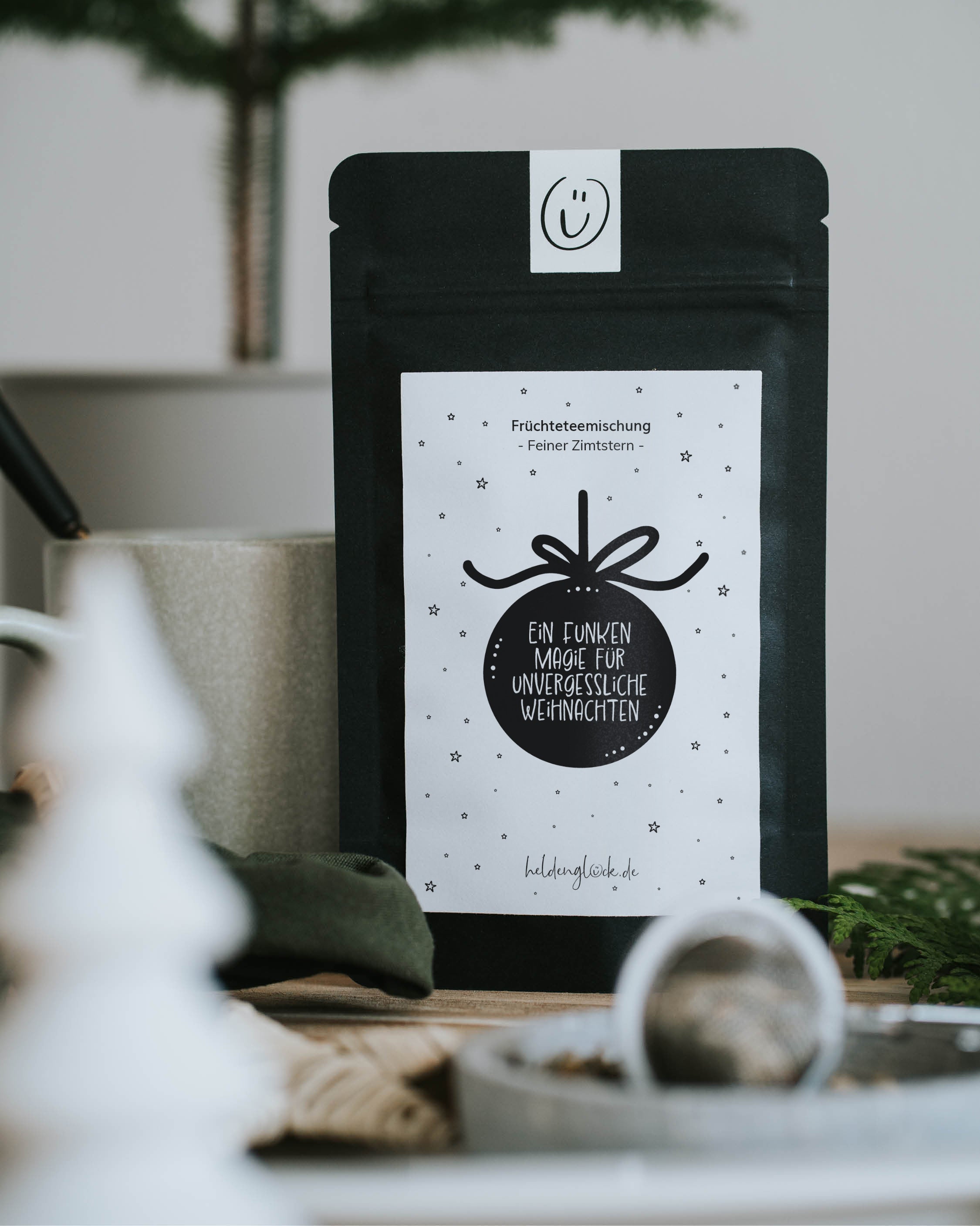 Geschenkidee mit Herz – Kräutertee „Feiner Zimtstern“ für Lieblingsmenschen