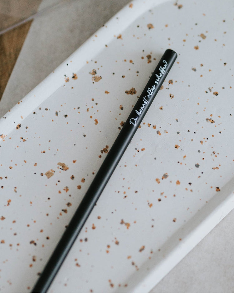 Herz über Kopf Bleistift Heldenglück Du kannst alles