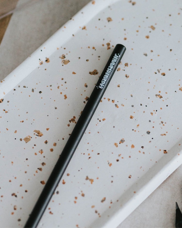 Herz über Kopf Bleistift Heldenglück Gedankensammler