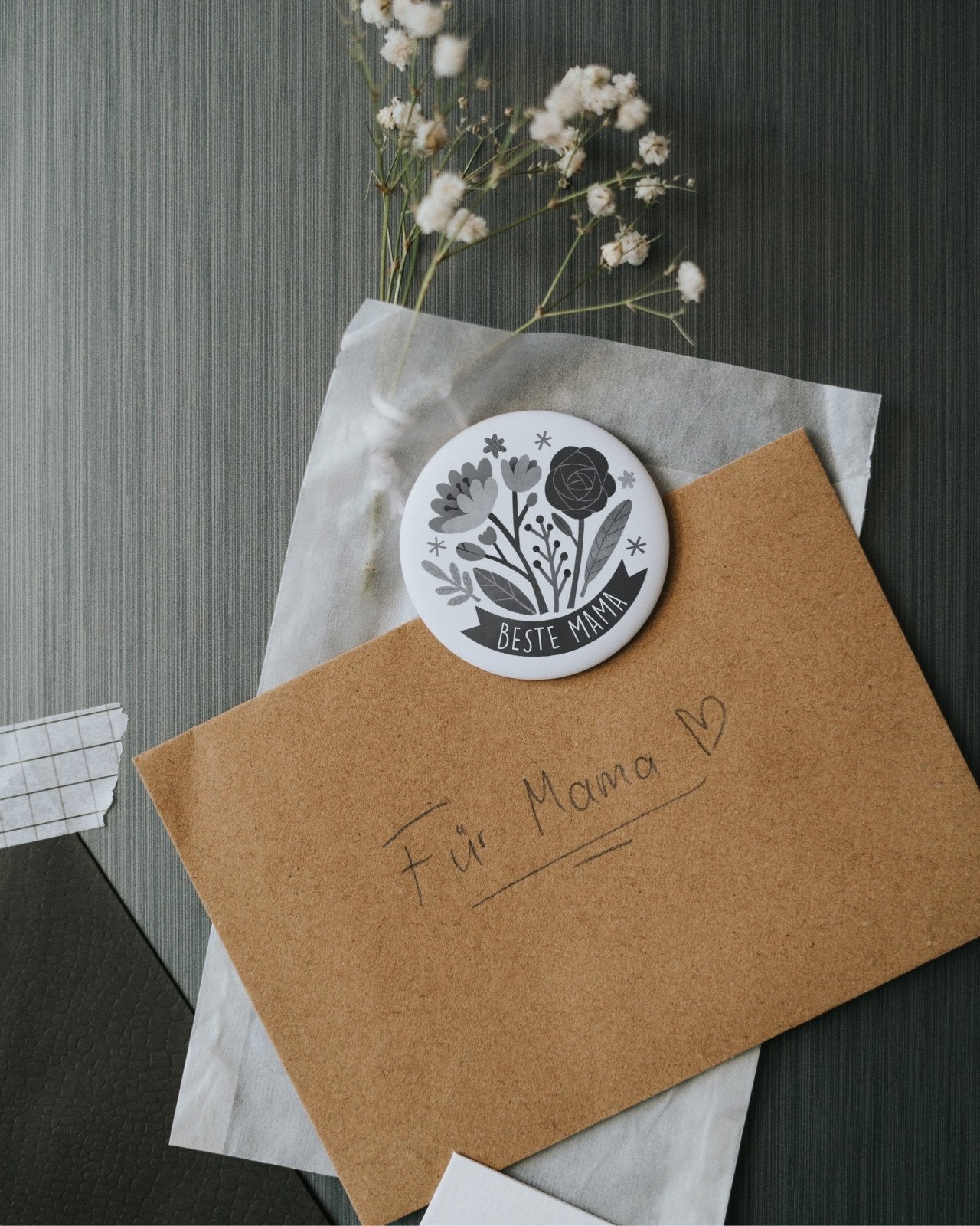 Beste Mama · groß Magnet Heldenglück