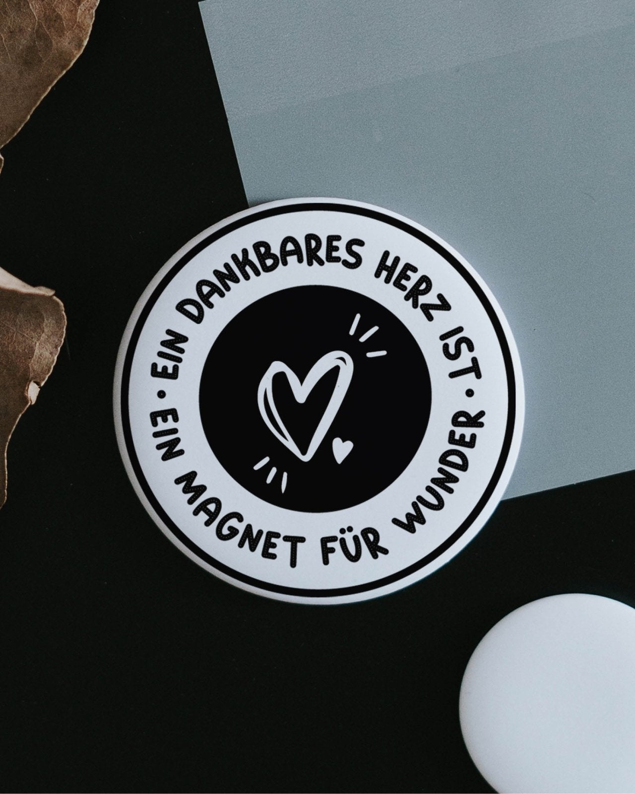 Dankbares Herz · groß Magnet Heldenglück   