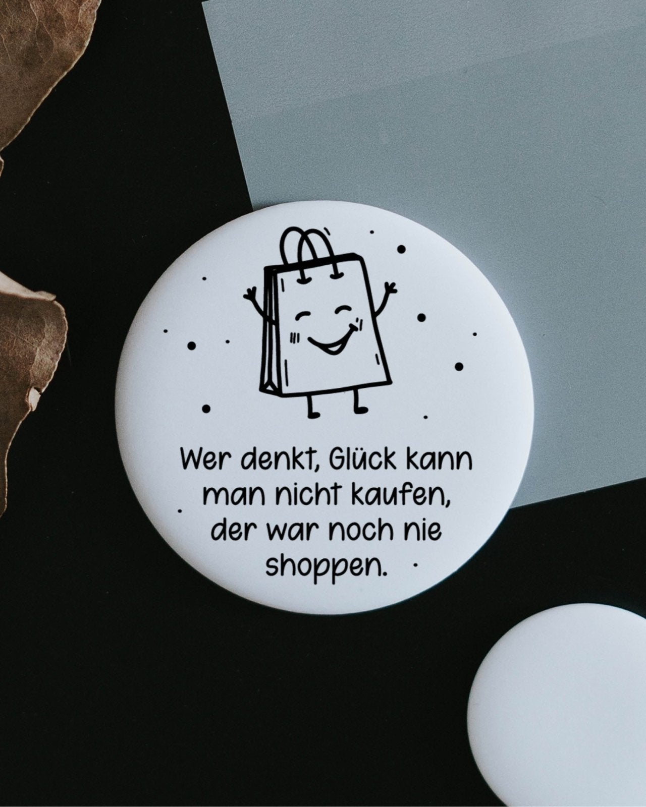 Glück kann man kaufen · groß Magnet Heldenglück   