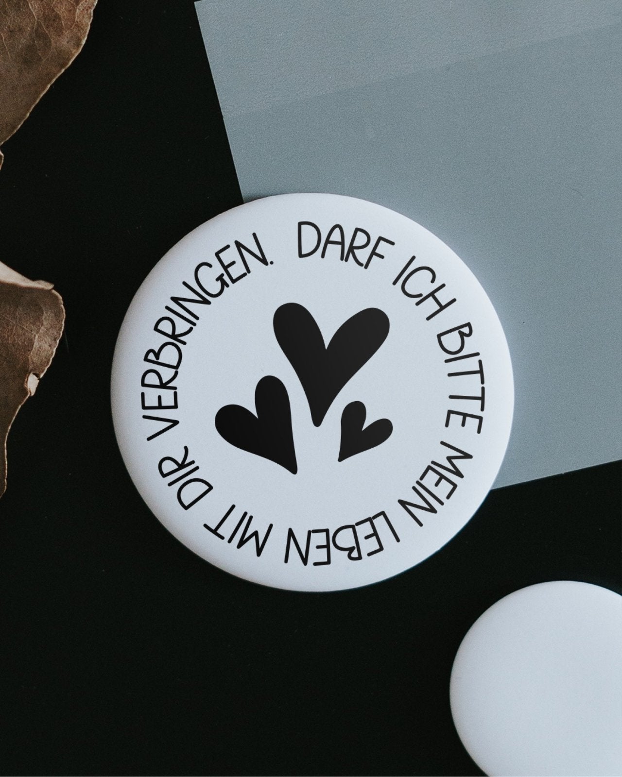 Mein Leben mit dir · klein Magnet Heldenglück