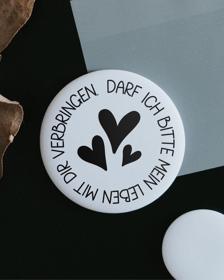 Mein Leben mit dir · klein Magnet Heldenglück