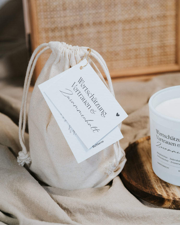 Duftkerze voller Liebe und Zusammenhalt – nachhaltiges Licht für besondere Momente