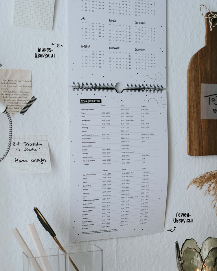 Minimalistisches, modernes Layout für klare Planung