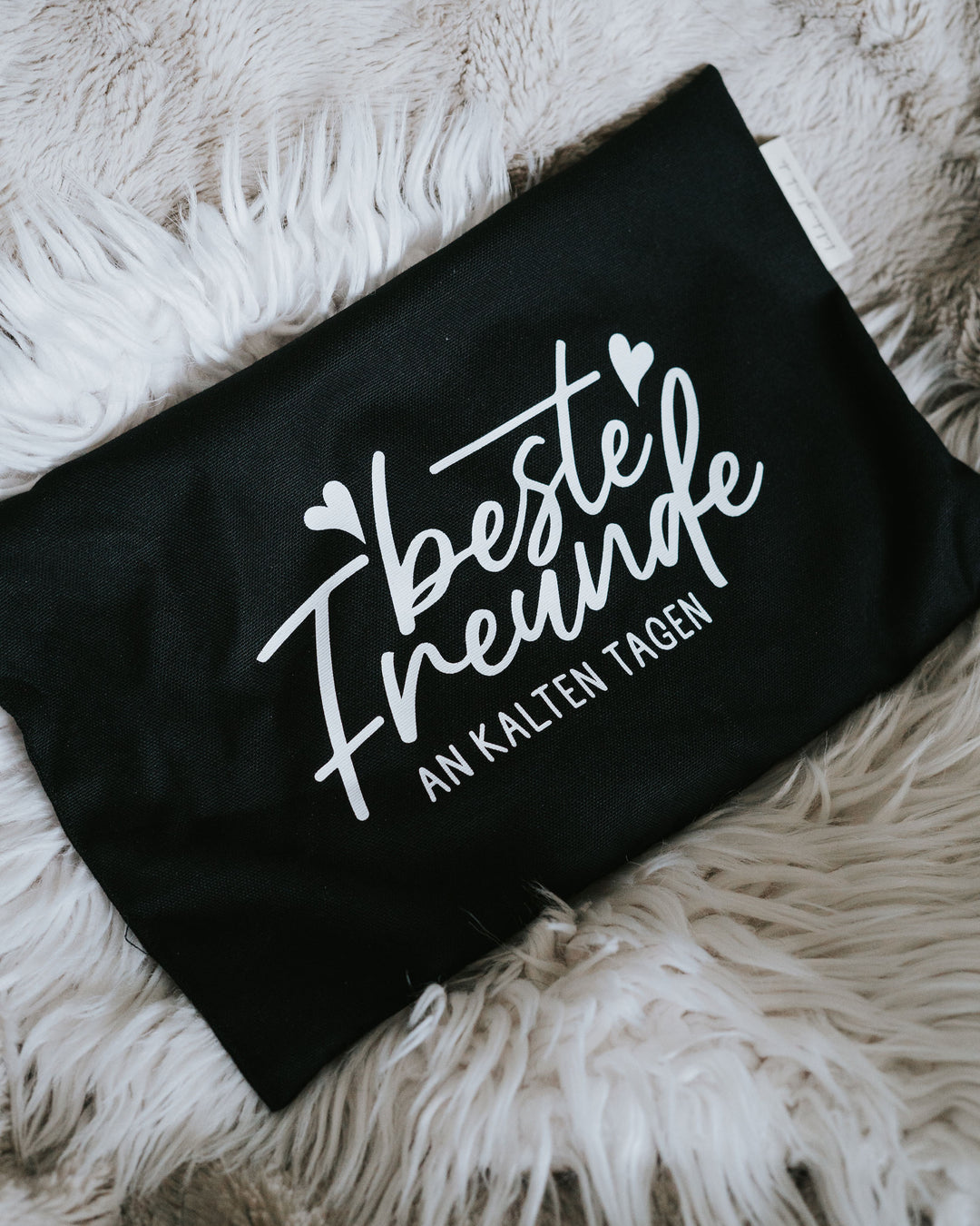 Körnerkissen „Beste Freunde“ – liebevolles Wärmekissen und Geschenkidee für Freundschaft, Nähe und Wohlbefinden