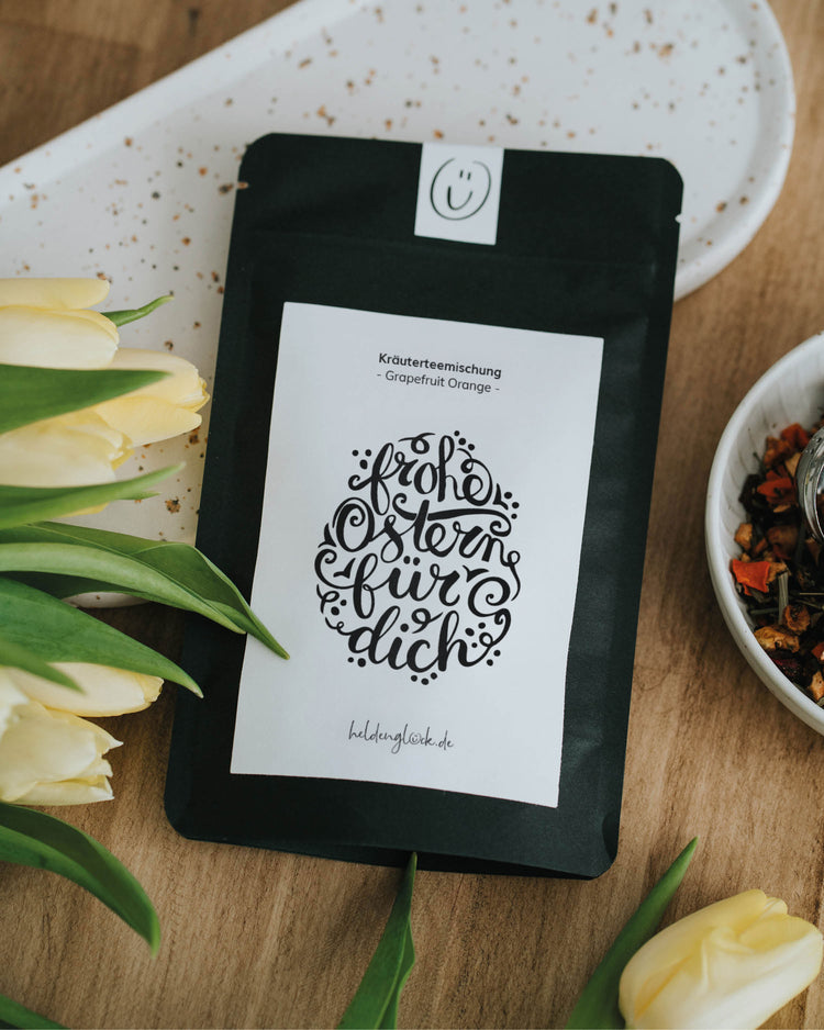 Frühlingshafter Kräutertee mit Zitrusnote – schenkt Wärme, Frische und gute Gedanken