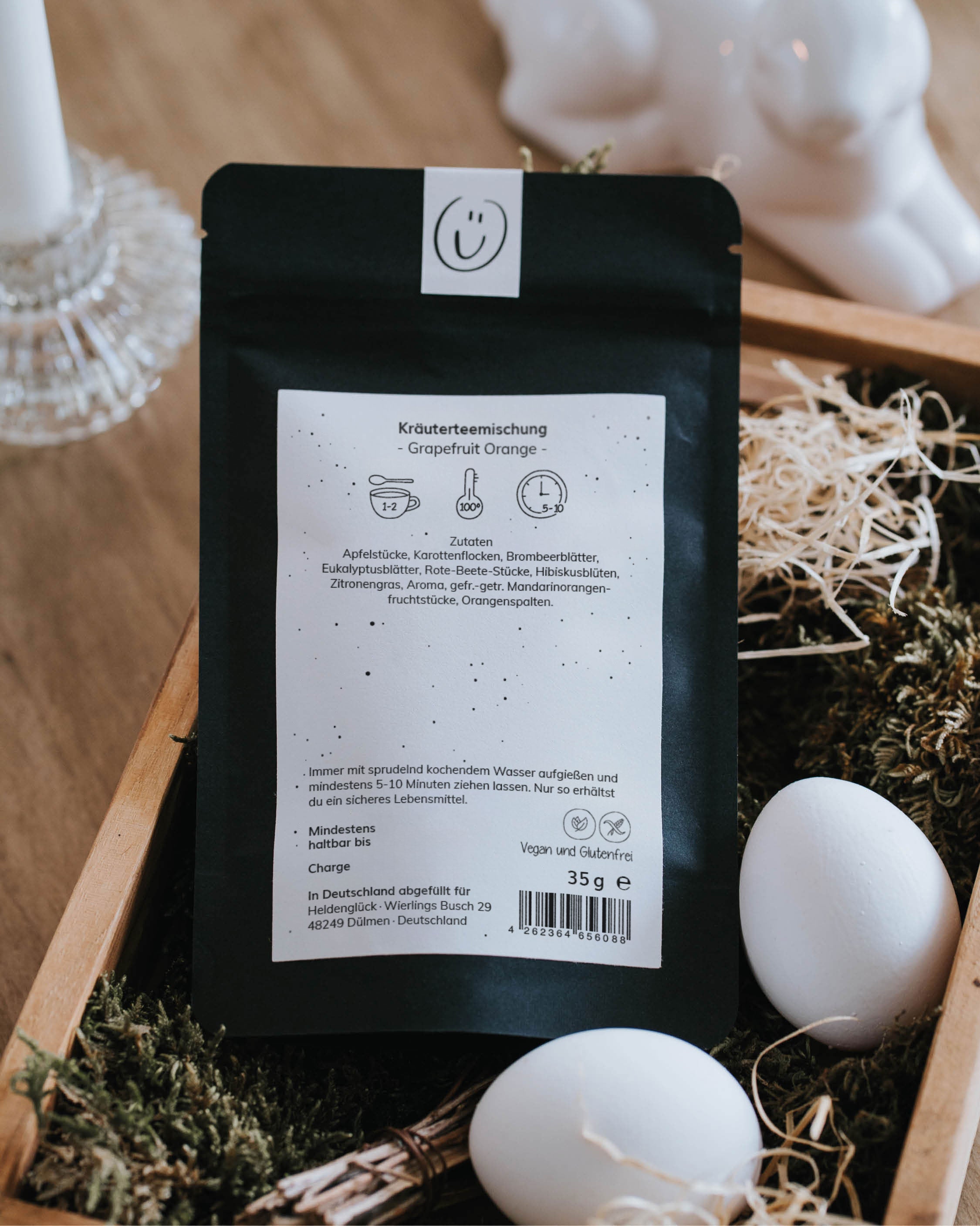 Kräutertee für das Osternest – frisch, leicht und ideal zum Verschenken