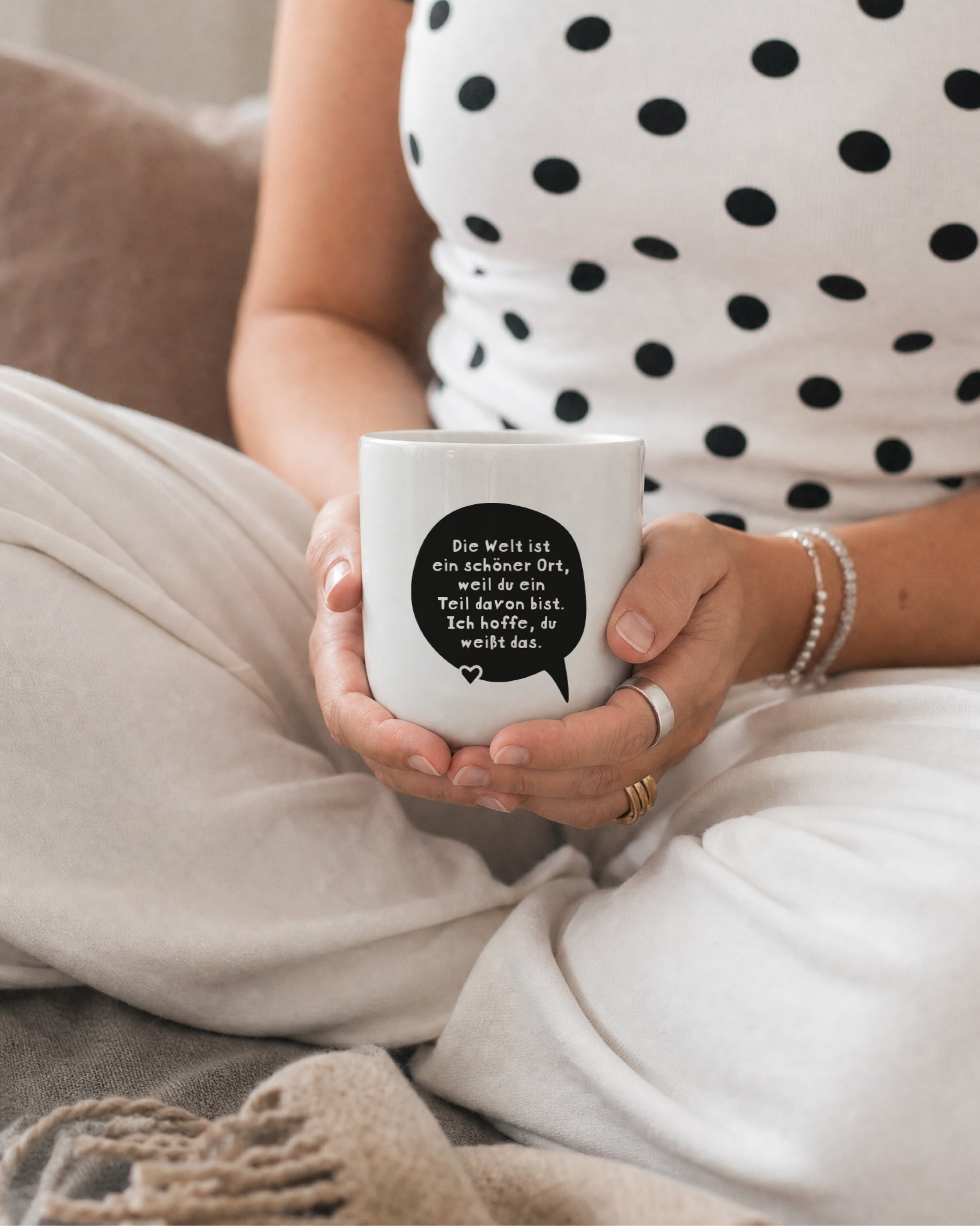 Geschenk-Becher mit Spruch für den Lieblingsmenschen