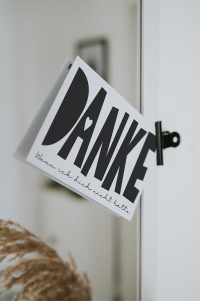 Danke · Postkarte
