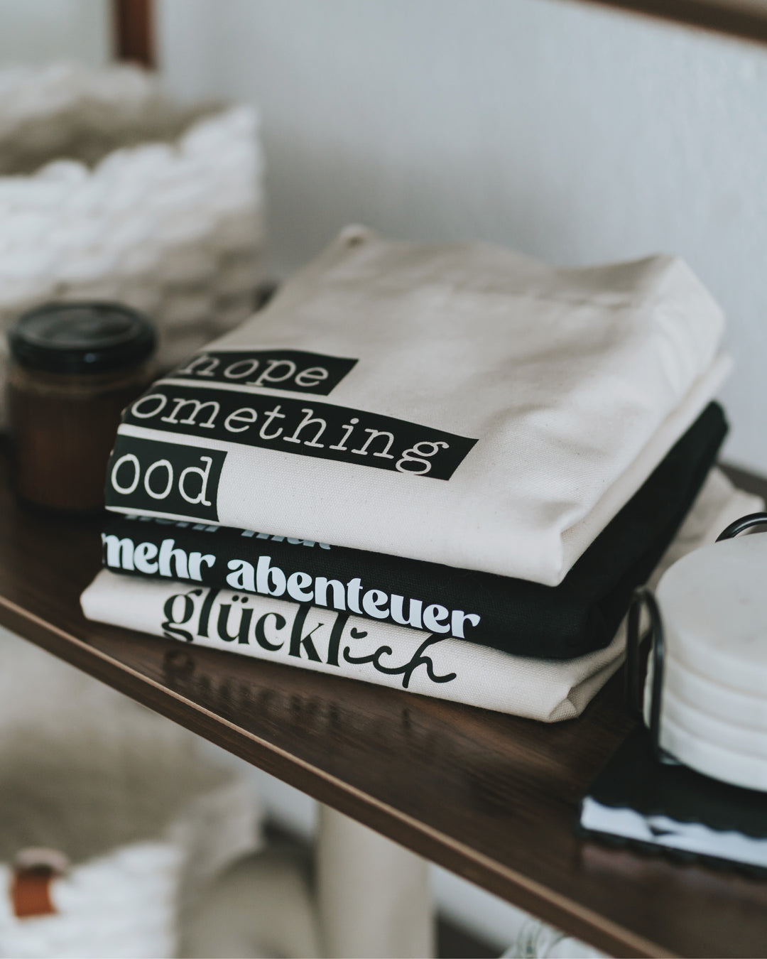 Stofftasche mit Botschaft für Selbstliebe und Lebensfreude – ein Lieblingsstück zum Immer-dabei-haben