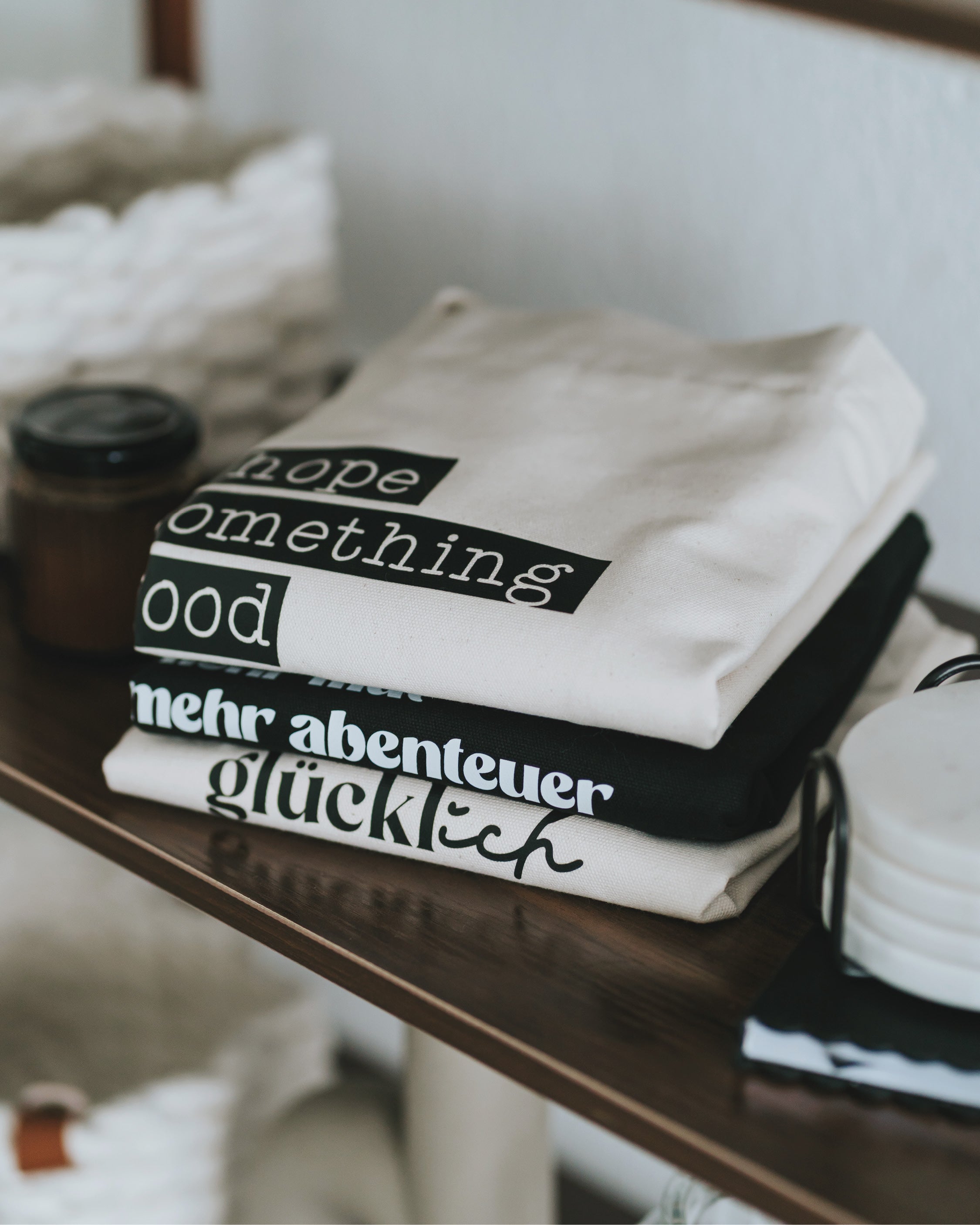 Stofftasche mit Botschaft für Selbstliebe und Lebensfreude – ein Lieblingsstück zum Immer-dabei-haben